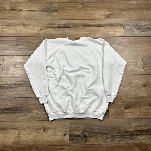 Hanes Other - Vintage 90’s Hanes White Crewneck Sweatshirt